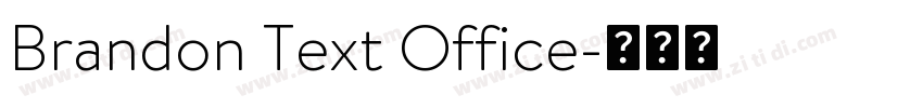 Brandon Text Office字体转换